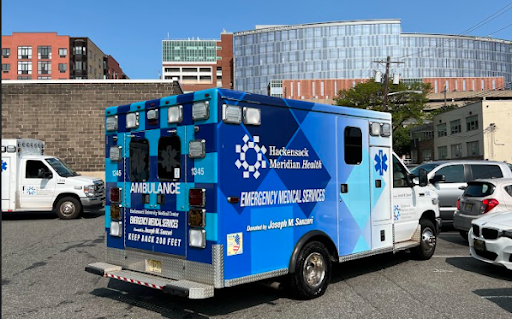 Hackensack Meridian Health's EMS vehicle 