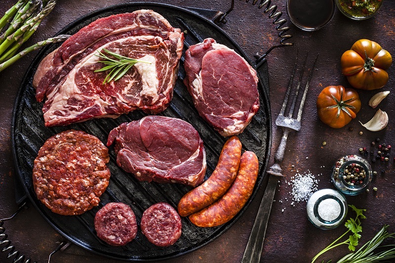 plate of meat
