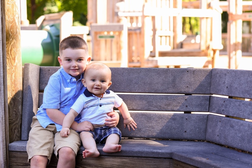 Collin and Hunter