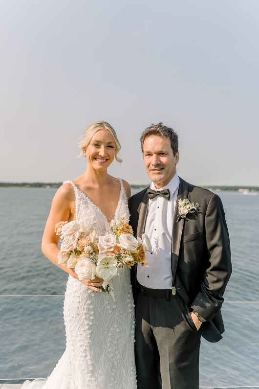 Don and his daughter at her wedding.