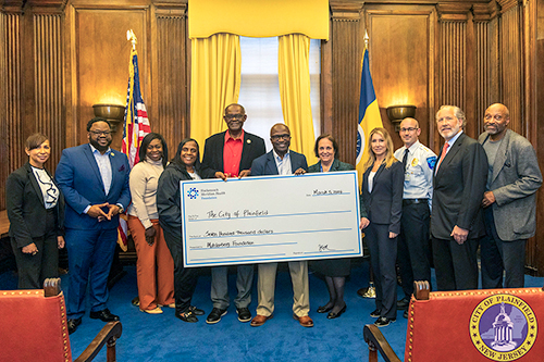 Muhlenberg Foundation Check Presentation
