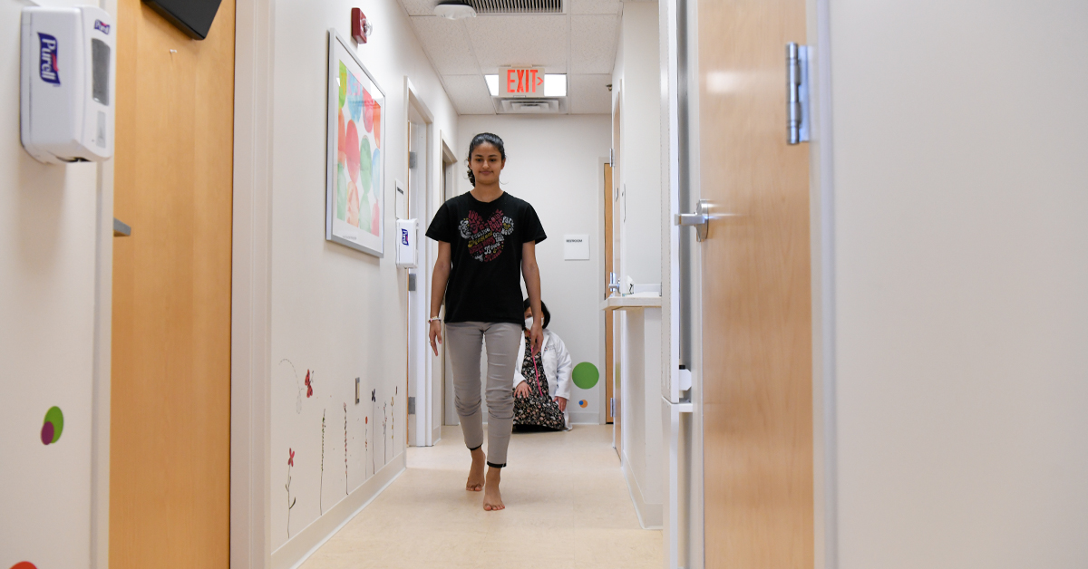 Pediatric patient at the multi specialty clinic at JFK University Medical Center