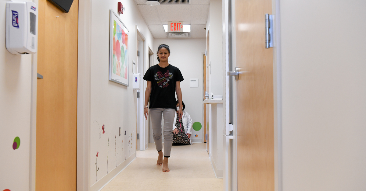 Pediatric pulmonology patient at multi specialty practice